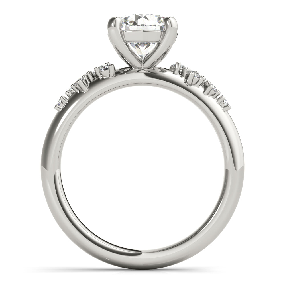 Ivy Round Diamond Engagement Ring Setting