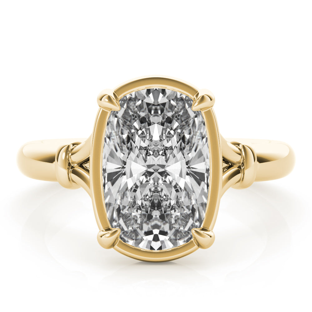 Georgia Bezel Engagement Ring Setting