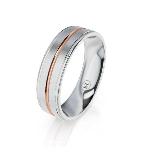 The Orion Platinum & Gold Wedding Ring