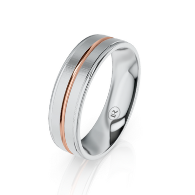 The Orion Platinum & Gold Wedding Ring