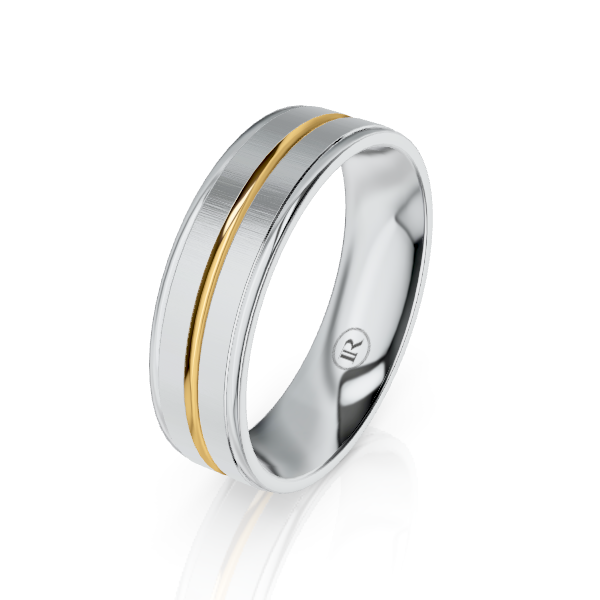 The Orion Platinum & Gold Wedding Ring