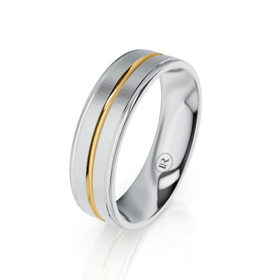 The Orion Platinum & Gold Wedding Ring