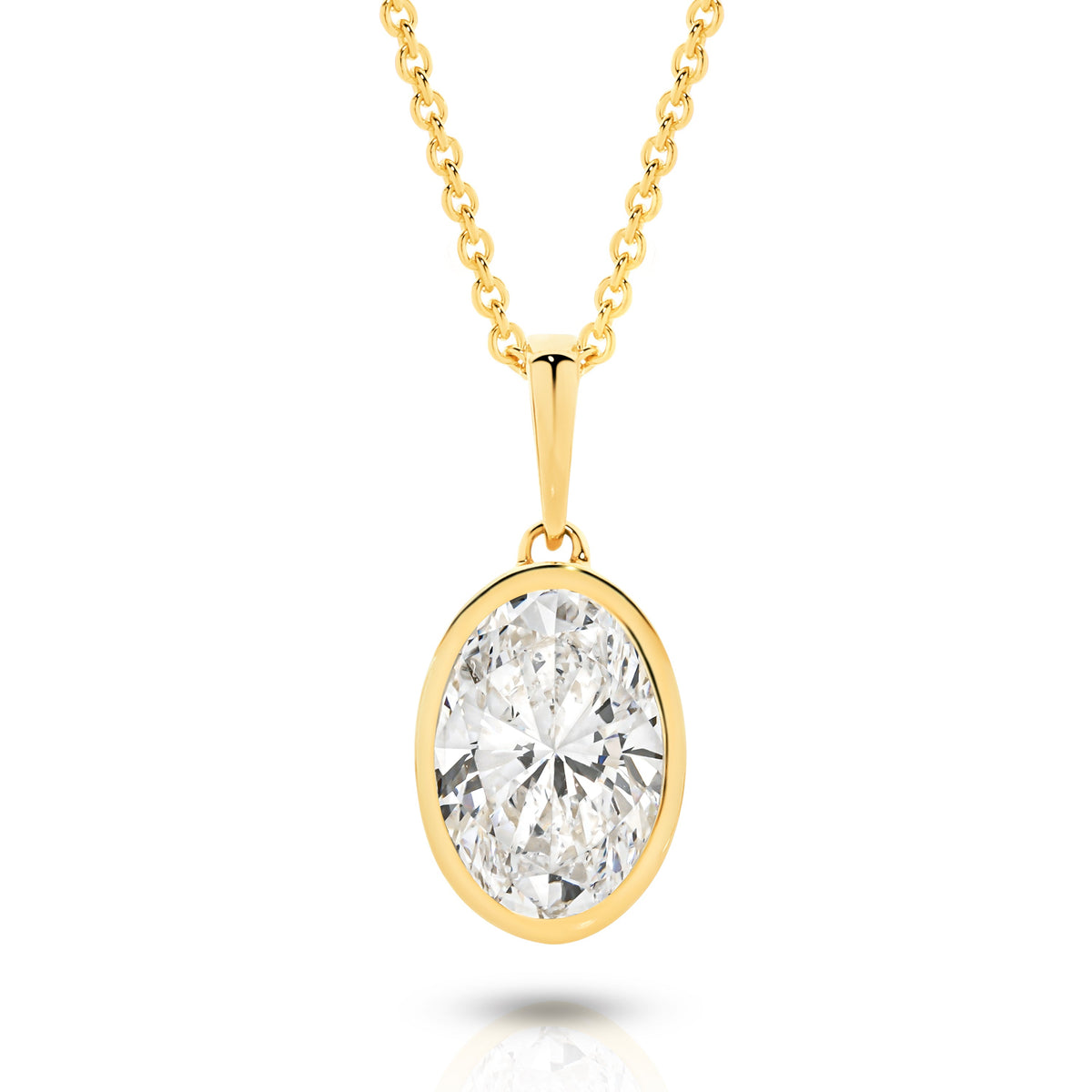 The Oval Bezel Pendant