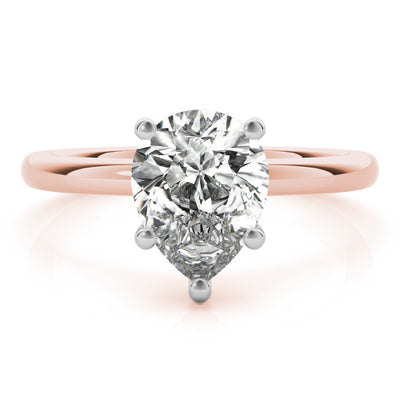 Noelle 5-Prong Pear Diamond Engagement Ring Setting