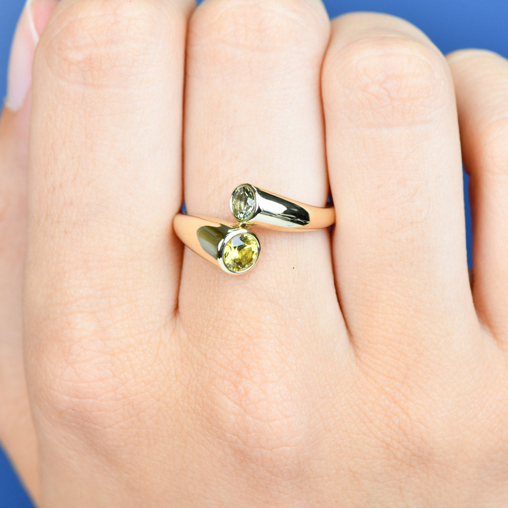 Solene Round Sapphire Ring