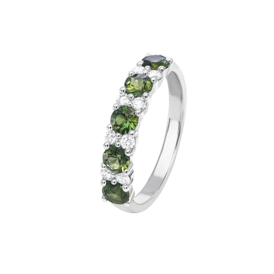 Sapphire Anniversary Rings