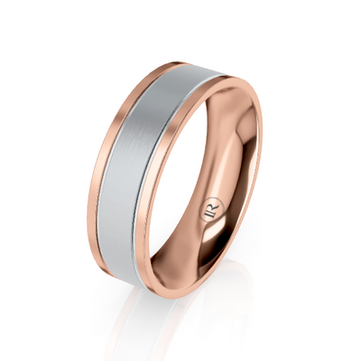 The Winchester Platinum & Gold Wedding Ring