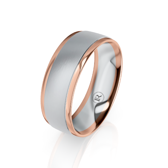 The Carlisle Platinum & Gold Wedding Ring