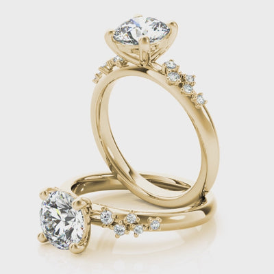 Ivy Round Diamond Engagement Ring Setting