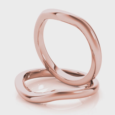 Women's Curved Classic Wedding Ring