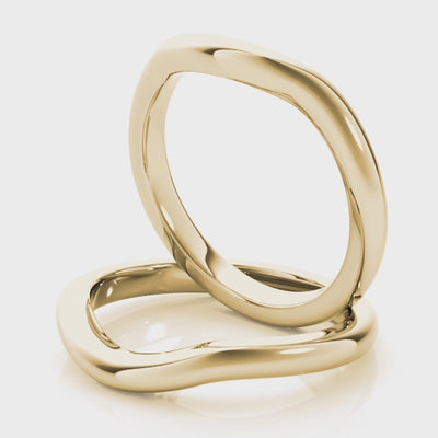 Women's Curved Classic Wedding Ring