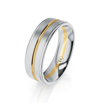 The Orion Platinum & Gold Wedding Ring