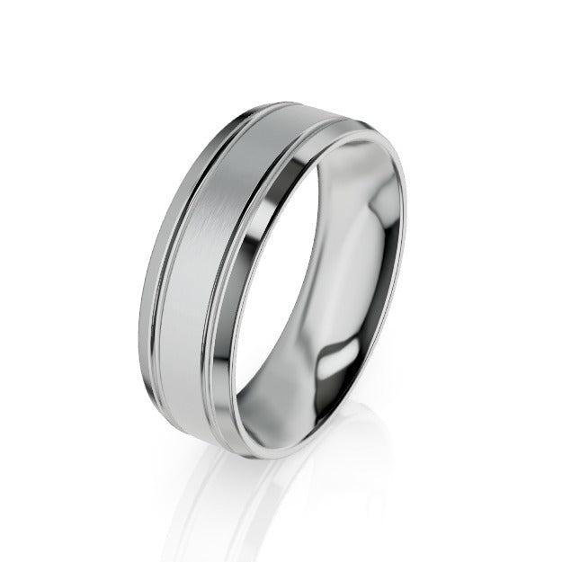 The Preston Platinum Wedding Ring