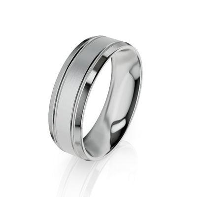 The Preston Platinum Wedding Ring