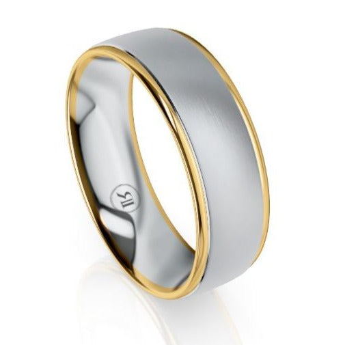 The Ashton Platinum & Gold Wedding Ring