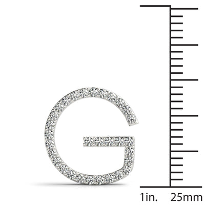 Petite Pendant Lab Diamond Initials G - M (0.12ct -0.25ct TDW)