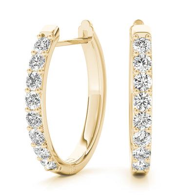 Astra Lab Grown Diamond Huggie Earrings (0.75ct TDW)