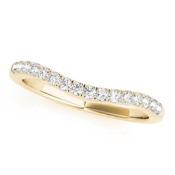 Kennedy Women's Diamond Curved Wedding Ring