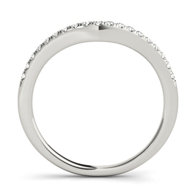 Kyra Women's Diamond Curved Wedding Ring