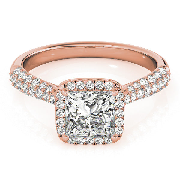 Avelina Square Diamond Engagement Ring Setting