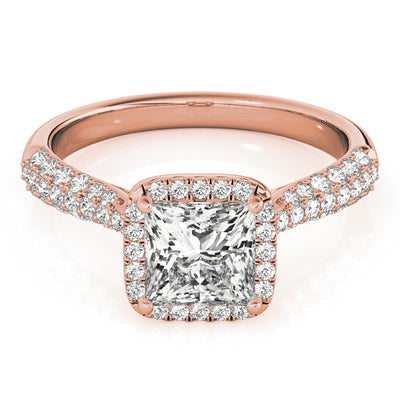 Avelina Square Diamond Engagement Ring Setting