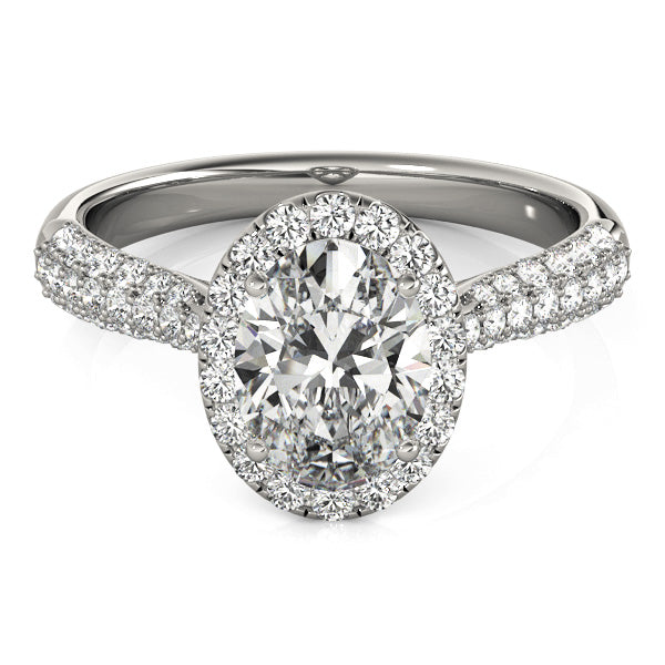 Avelina Oval Diamond Engagement Ring Setting