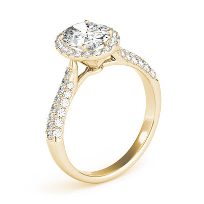 Avelina Oval Diamond Engagement Ring Setting