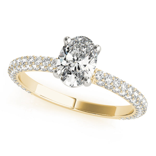 Juliet Oval Diamond Engagement Ring Setting
