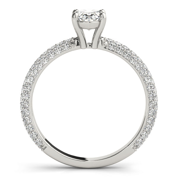Juliet Oval Diamond Engagement Ring Setting