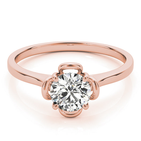 Rosette Diamond Engagement Ring Setting