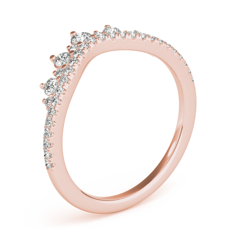 Catherine Women's Diamond Crown Wedding Ring