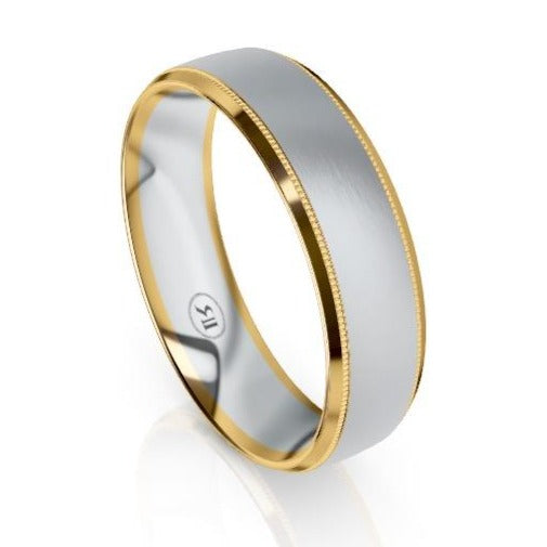 The Humphrey Platinum & Gold Wedding Ring