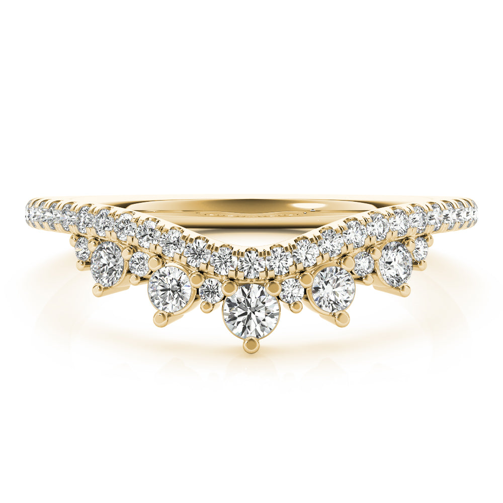 chevron diamond ring