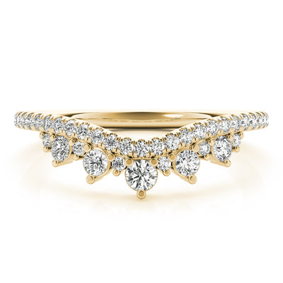 chevron diamond ring