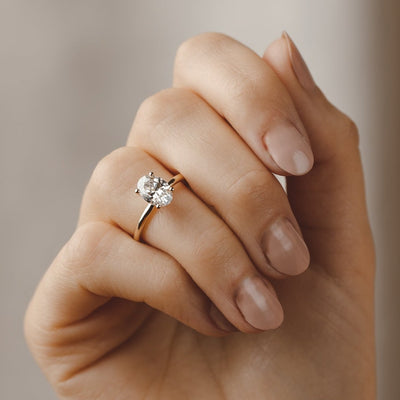 Oval diamond engagement rings online