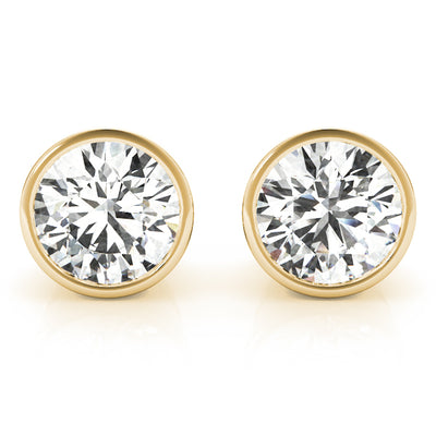 Ayla Lab Grown Diamond Bezel Set Studs (1 ct. TDW)