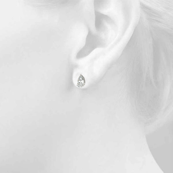 Sierra Pear Lab Grown Diamond Studs