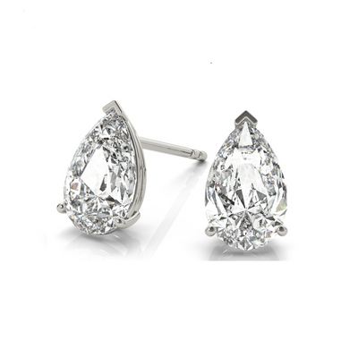 Sierra Pear Lab Grown Diamond Studs