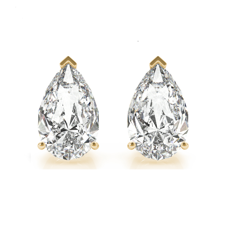 Sierra Pear Lab Grown Diamond Studs