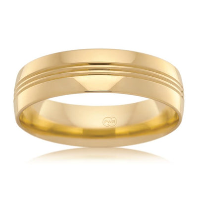 Gold Mens Wedding Rings