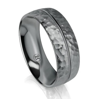 Hammered Wedding Ring