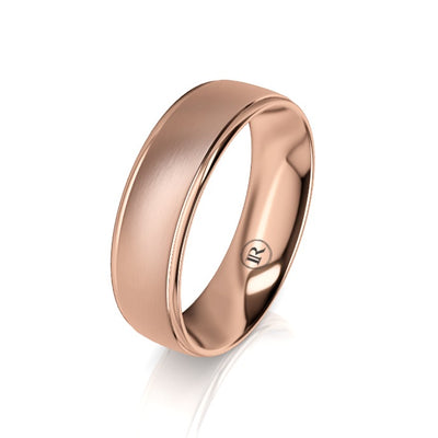 The Ashton Rose Gold Wedding Ring