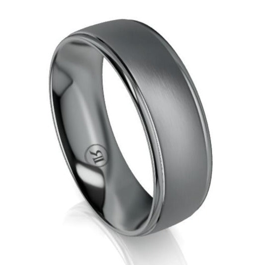 The Ashton Tantalum Wedding Ring