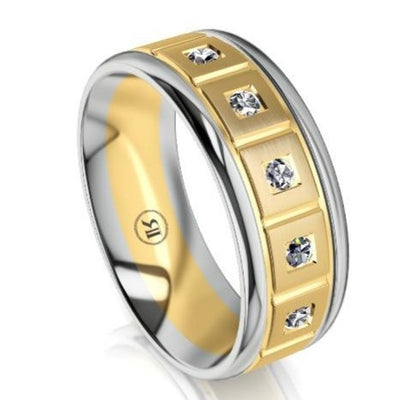 Mens Diamond Wedding Rings