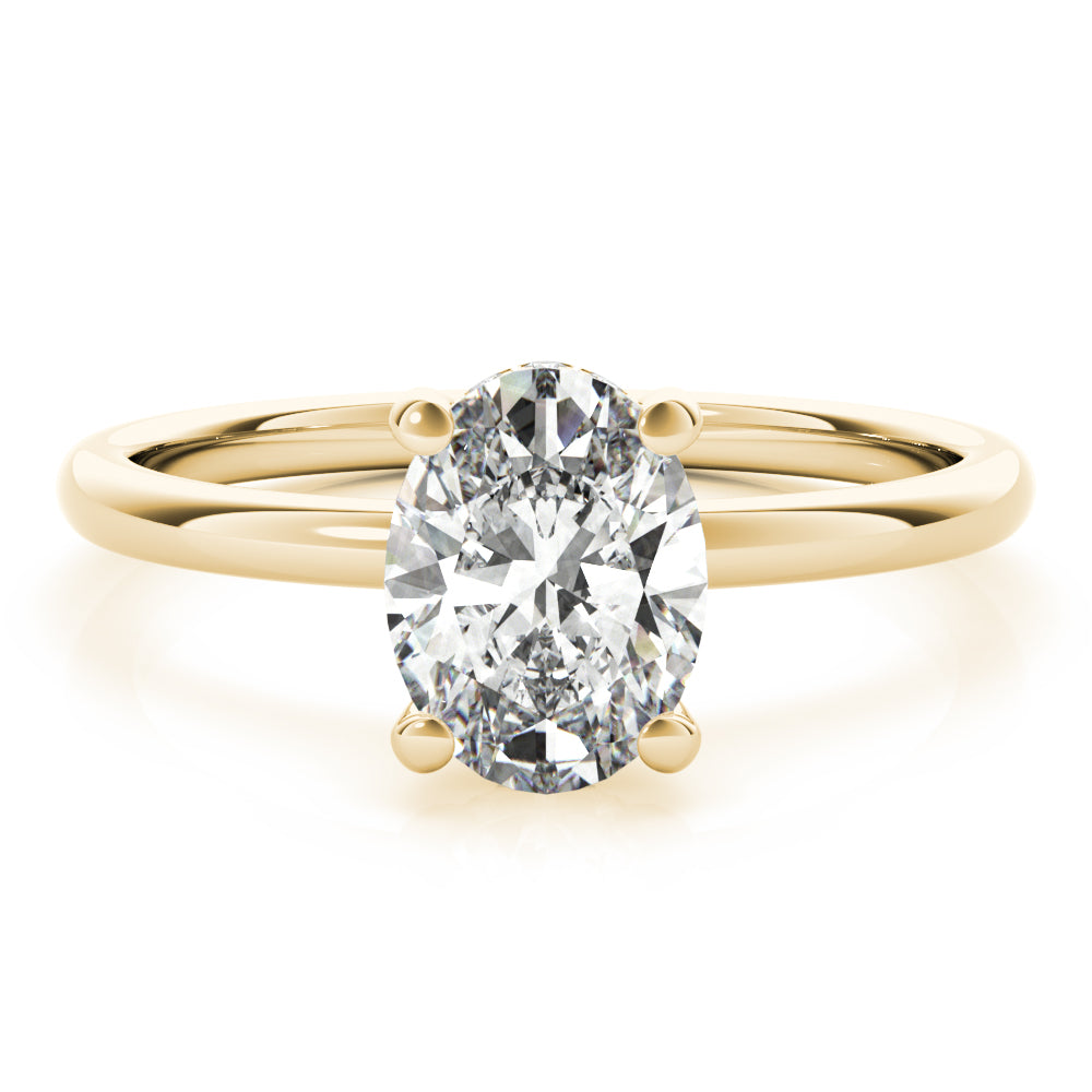 Noelle Oval Diamond Engagement Ring Setting