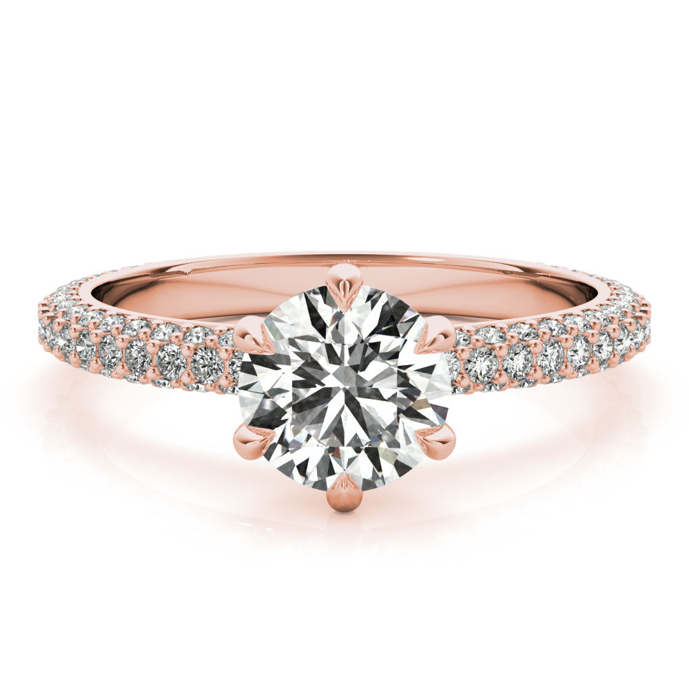 Juliet 6 Prong Diamond Engagement Ring Setting – KAVALRI