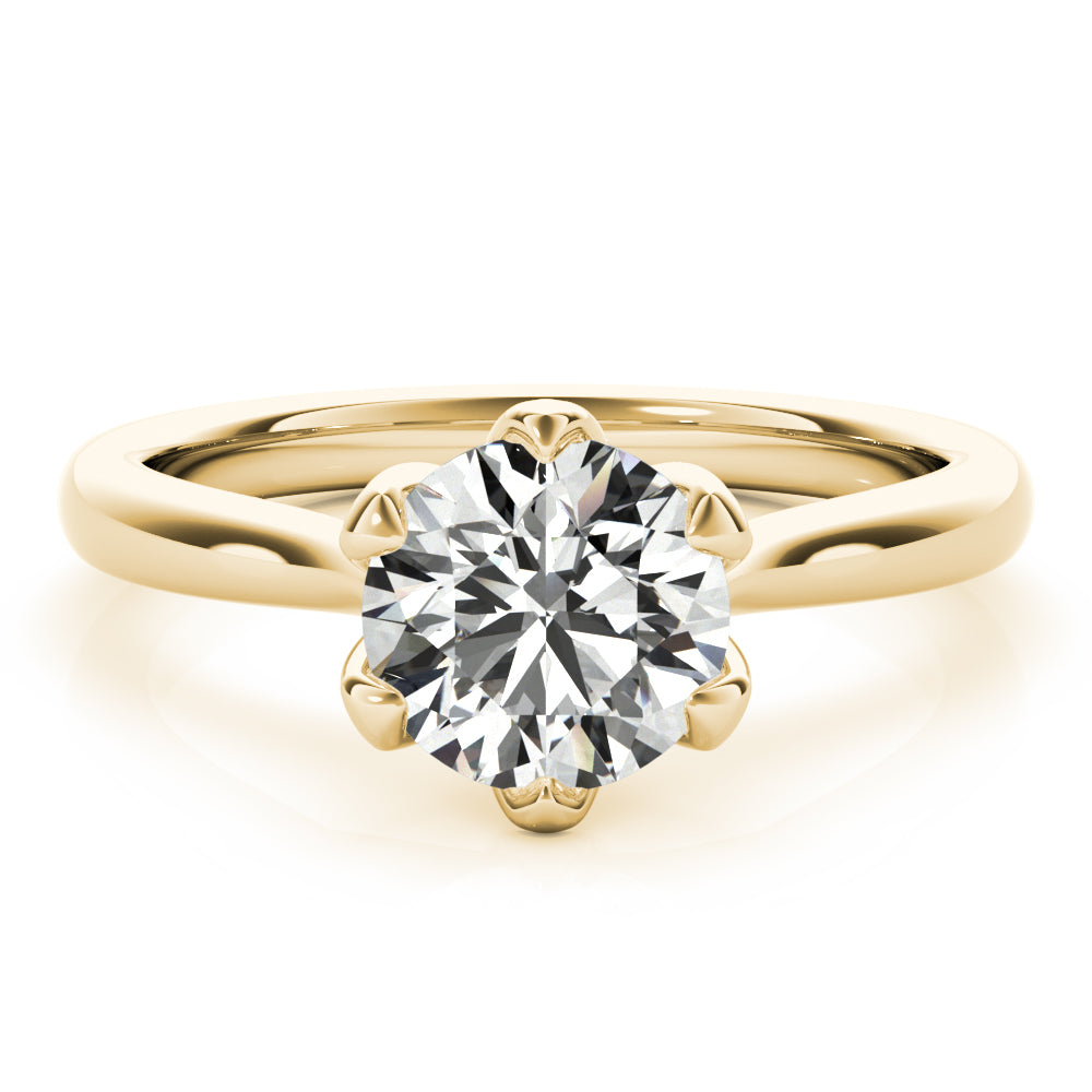 Tulip Solitaire Engagement Ring Setting