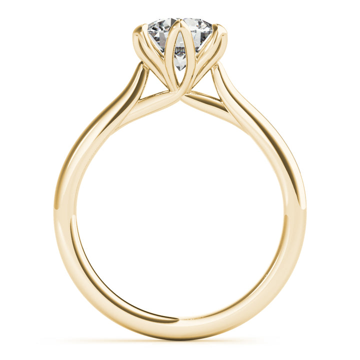 Tulip Solitaire Engagement Ring Setting KAVALRI