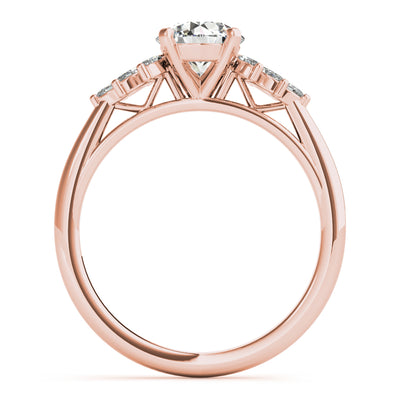 Lola Round Diamond Engagement Ring Setting