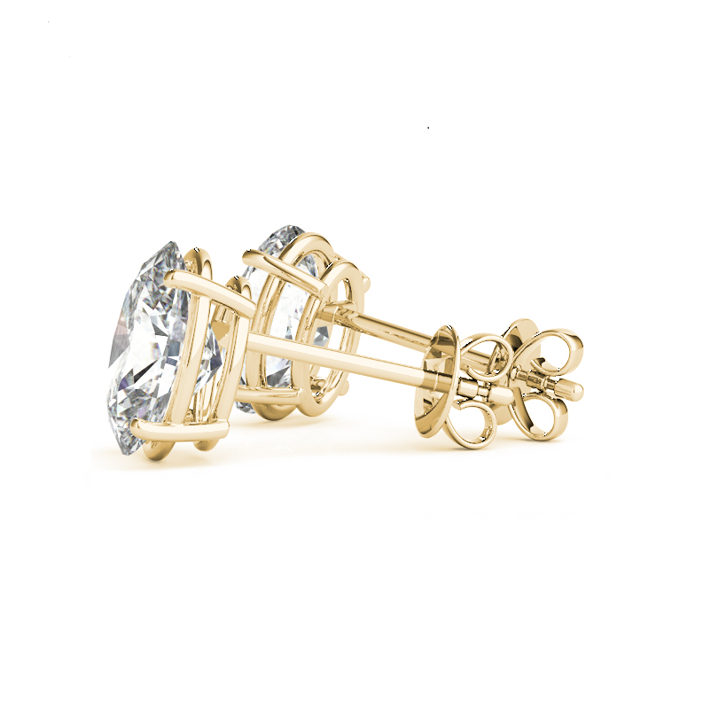 Oval Stud Earrings